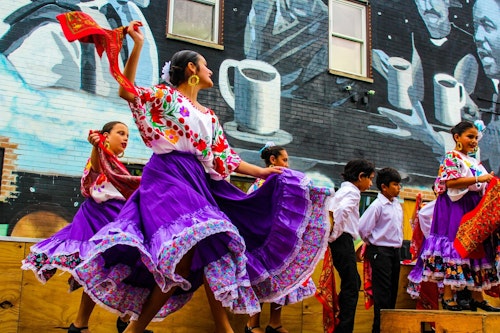 Dance Performance at Festival in Caminata 47