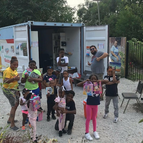Open Books bookstore allows families affordable access to new and used books at the Lawndale Pop-Up Spot.