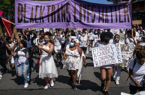 Black Trans Lives Matter Advocacy.