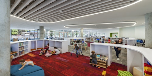 interior of library